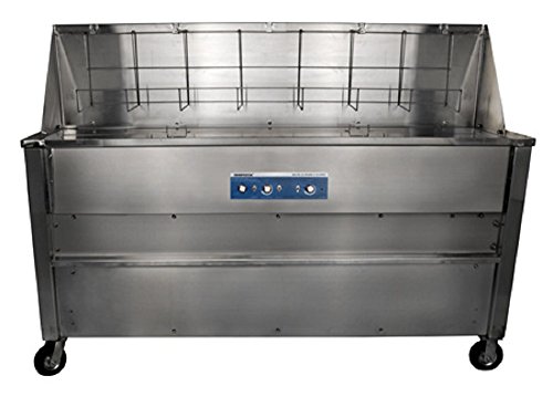 SharperTek SH720-8F Ultrasonic Blind Cleaner, 40kHz, 100" L × 25" W × 40" H, 40" Height, 25" Width, 100" Length