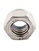uxcell 5pcs M10x1.5mm Metric 304 Stainless Steel Anti-Loose Nylon Insert Lock Hex Nuts