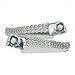 Wotefusi Motorcycle New Pair Rear Foot Feet Pegs Footpegs Set For Suzuki GSXR600 GSXR750 2004-2010 GSXR1000 2005-2010 2008 2009 Hayabusa 1300 1999-2007 2000 2001 2002 2003 2006