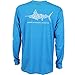 AFTCO Jigfish Long Sleeve Shirt Vivid Blue