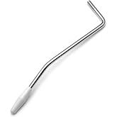 harpfeas 6 MM Thread Tremolo Arm Electric Guitar Tremolo Arm Thread Metal Single Tremolo Arm Whammy Bar with Tip for Stratocaster Electric Guitar Tremolo System (Chrome)