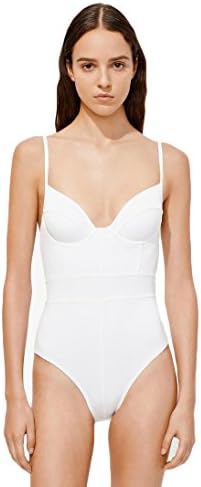 Proenza Schouler Underwire One Piece Swimsuit White
