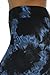 Velocity - Soft, Comfy, High Quality Printed Leggings – Full Length Yoga Pants – Ink Loop Navy – Large