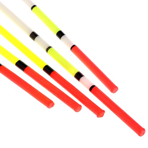 ULKEME 5Pcs Angling Bobber Fishing Float Tackle Gear Balsa Wood Carp Buoy Accessories