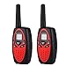 Kids Walkie Talkies FLOUREON Walkie Talkie for Kid 22 Channel Two Way Radios Long Range 3000M (MAX 5000M open field) UHF Handheld Outdoor Walkie Talkies(Red)
