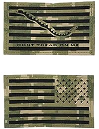 US Navy NWU Type III Laser Cut Dont Tread On Me Patch with Reverse Flag