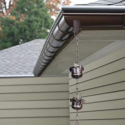 Amazon Com Iron Dragonfly Decorative Rain Chain For Gutters