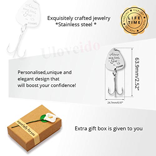Uloveido Edelstahl Drillinge Angelhaken Angeln Kreis Haken mit Geschenkbox für Männer Mann Vater Weihnachten Neujahr… – Bild 7