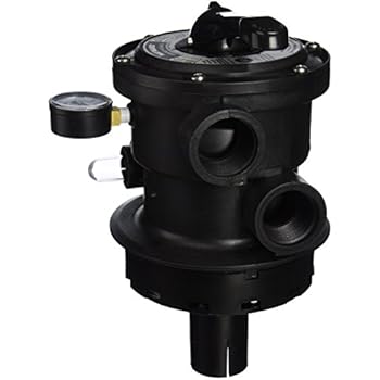 Hayward SP0714T VariFlo Top-Mount Multiport Valve, Black