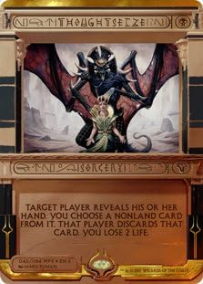 Thoughtseize - Foil - Masterpiece Series: Amonkhet Invocations