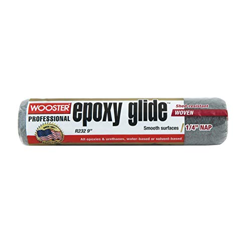 GlobMarble Wooster R232 9" EPOXY Glide 1/4" NAP Roller Cover