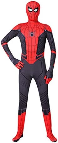 CTAO Adult Kids Spider-Man Halloween Costume Jumpsuit 3D Print Spandex Lycra Spiderman - Cosplay Costume Bodysuit Far From Home Spider-Man-180/for Adult