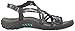 Skechers Women's Reggae Jamrock Toe Ring Sandal,Charcoal,9 M US