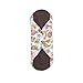 Teamoy 6Pcs 7.9 Inches Sanitary pad, Reusable Washable Cloth Menstrual Pads/Panty Liners with Wet Bag, Super-Absorbent, Soft and Comfortable, Perfect for Light Flow(Small,Mixed Pattern)