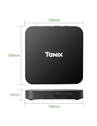 sawpy TX3 Pro Smart TV Box 1 GB + 8GB Android 7.1 Amlogic Quad Core ARM Cortex A53 con WiFi