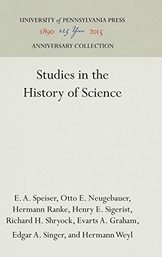 Studies in the History of Science