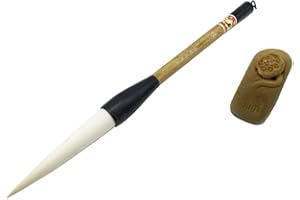 Easyou Large Size Brush for Chinese Janpaness Calligraphy and Painting Professional for 30cm Character in Running and Clerical Script Fu