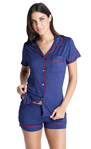 Vilania Womens Pjs Lightweight Pajamas Sets Soft Knit Comfy Short