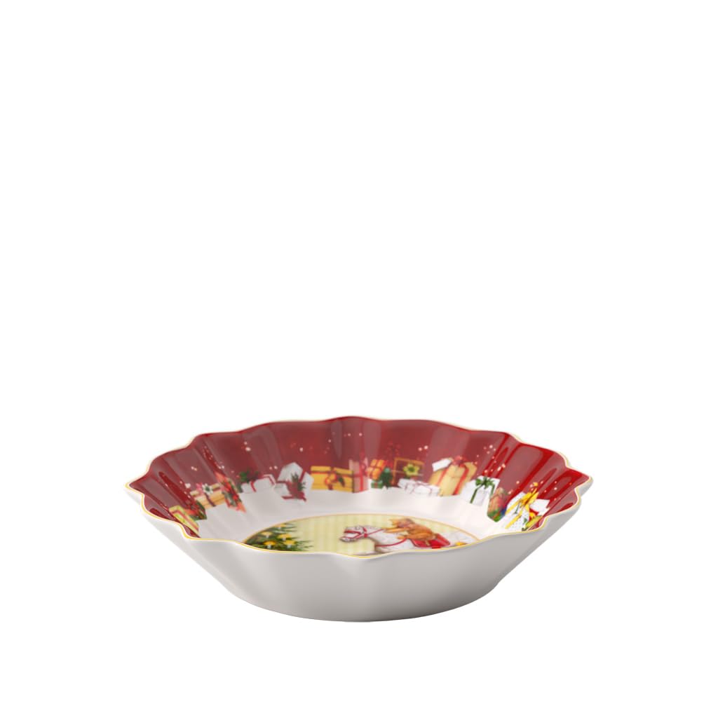 Villeroy & Boch 14-8332-3688 Pastry Plate, Porcelain, Red