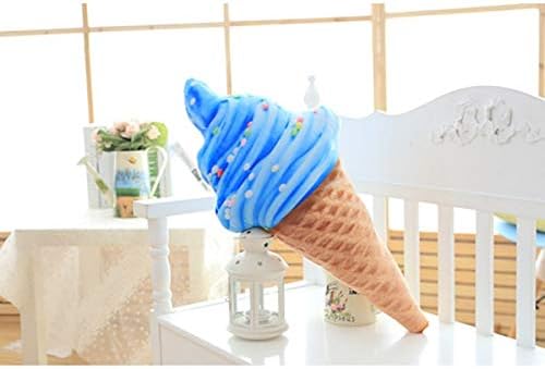Amazon アイスクリーム ぬいぐるみ インテリア雑貨 リアル おしゃれ 景品 お祝い プレゼント ブルー 30cm ぬいぐるみ おもちゃ