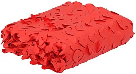 Red Camo Net, Red Camouflage Netting, 13ft x 10ft Fire Retardant, 130 sq ft