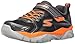 Skechers Kids Boys' Electronz-Blazar Sneaker,Black/Charcoal/Orange,13.5 M US Little Kid
