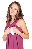 Plus Size SAVI MOM Nursing/Breastfeeding Maternity Nightgown Sleepwear Dress