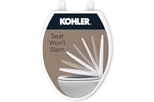 KOHLER K-20110-0 Brevia Toilet Seat, White