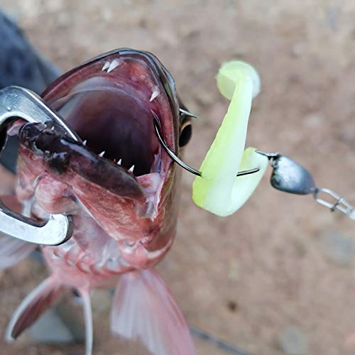 Swing Jig Heads 20Pack Wobble Head with Hook for Bass Fishing Swimbait