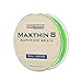 KastKing Maxthin8 Braid Fishing Line - 30% Thinner than Competitor Brands- 165Yds/150M Super Strong 8 Strands Premium Braided Line -ICAST Award Winning Brand (Aqua Green, 15 LB (7.26KG)(8 Strands))
