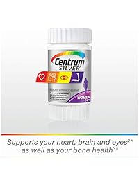 Centrum Silver Women (100 Count) Multivitamin / Multimineral Supplement Tablet, Vitamin D3, Age 50+