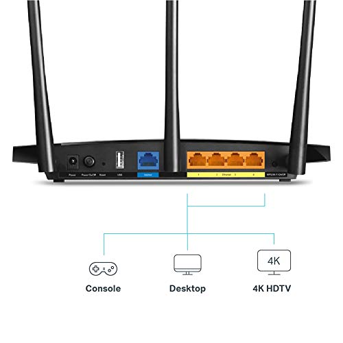 TPLink AC1900 Smart WiFi MUMIMO Router Range Boost Dual Band Gigabit Beamforming