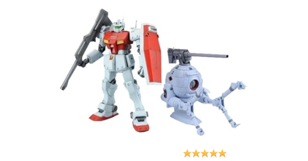 Amazon Com 1 144 Hguc Gm Kai Standard Color Ball Repair Type Exclusive Model Kit Set Stardust Memory By Bandai Toys Games