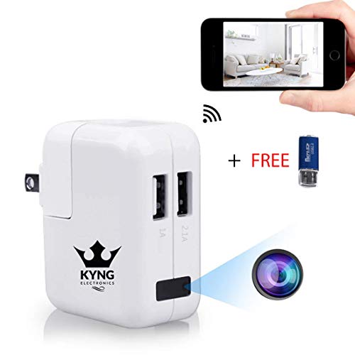 Buy Kyng Electronics Wireless Double USB Charger Hidden Camera w/HD Remote View & Loop