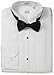 Adolfo Men's Tuxedo Shirt and Bow Tie, White, Medium