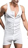 Sandbank Men's Sexy One Piece Button Bodywear Body Suit Underwear Tights Leotard