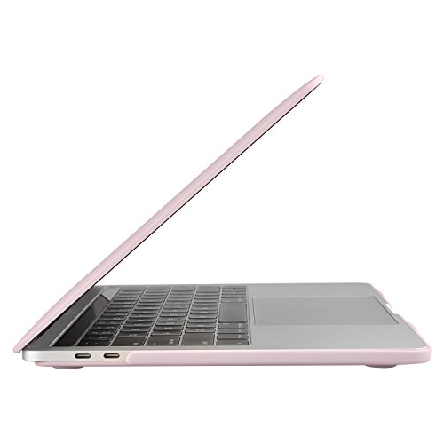 MacBook Pro 13 inch Case 2017 & 2016, UESWILL Smooth Soft Touch Hard Shell Case for MacBook Pro 13 inch, 2/4 Thunderbolt 3 ports - with/without Touch Bar, Model A1706/A1708, Rose Quartz