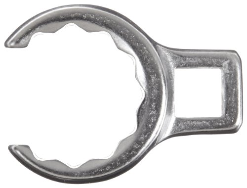 Stahlwille 02190024 Crow-Ring Wrench (Spanner), 3/8" Inside Square, Made of Chrome Alloy Steel & Chrome Plated, Has Anti-Slip Drive Profile, Ideal for Tight Spaces, Size 24 mm, L. 47.3 mm - Thumbnail 2