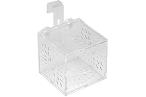 TNFEEON Fish Separation Breeder Box, Acrylic Transparent Fish Breeding Isolation Box Aquarium Hatchery Incubator Holder(A-10x10x10cm)