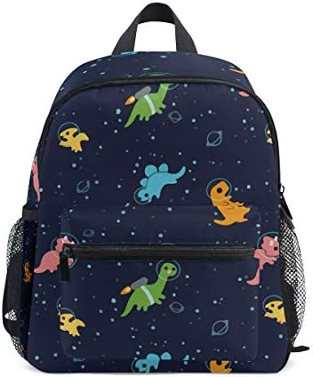Dinosaurs Outer Space Kid Backpack 12 inch Toddler Bookbag Travel School Bag