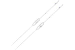 Ciieeo Glass Single Line Measuring Pipette 50Ml Transfer Pipette Fine Workmanship Practical Use for Medical and Experiment