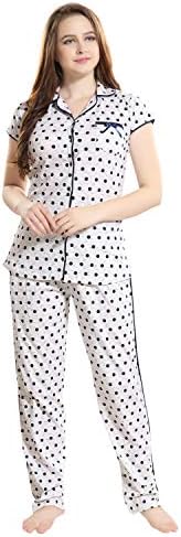 Kayimi Women's Premium Cotton Printed Night Suit