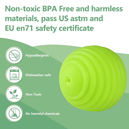 ROHSCE 10 Pack Sensory Balls for Babies Kids, 6 to 12 Months Baby Toy