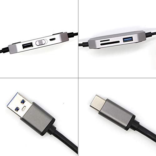 The perseids USB Type-C OTG Hub Docking Station Compatible with MacBook PC Windows Android Phone Tablet
