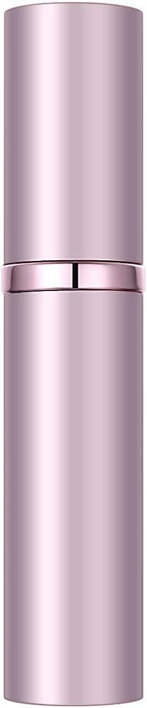 Travel Refillable Perfume Bottle, Mini Portable Perfume Empty Atomizer with Fine Spray Pump, Leaking Proof Perfume Container for Women & Men, 5ml (Pink)