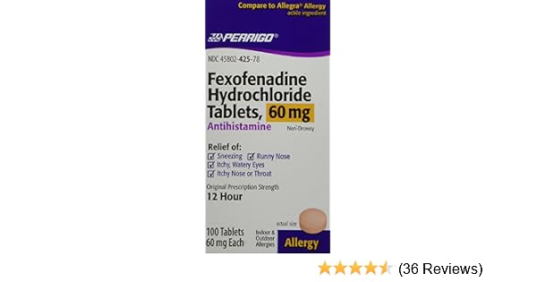 Buy 60 Mg Fexofenadine