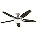 Hunter Contempo Indoor Ceiling Fan with LED Light and Remote Control, 52