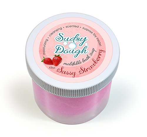 Sudsy Dough Moldable Bath Soap (Sassy Strawberry) by Sudsy Dough
