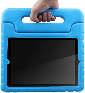 iPad Air Kids Case-ANMANI Light Weight Kids Friendly Shock Proof Super Protective Convertible with Handle Stand Case for Apple iPad Air 5th Generation Tablet (Blue)