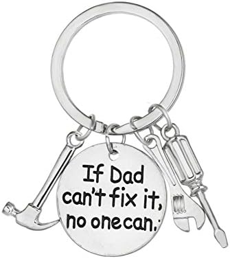 Key Chain Fathers Day Gifts Birthday Gifts with Tools Pendant Suit for Men and Women